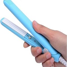 URBAN THREADS Hair Straightener Brush, 3 in 1 Ceramic Plates Fast Hair Straightener for Teens, Women and Men, Electric Hair Straightener Comb Brush with Storage Case & Anti-Scald, Perfect at Home Hair Styler for All Hair Types (Mini Hair Straightener)-image-27