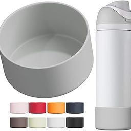 Affute Silicone Boot for Owala Water Bottle 32 oz, Anti-Slip Protective Sleeve for FreeSip/Twist/Flip Water Bottles, BPA Free,Bottom Bumper Cover Protects Water Bottles from Scratches(Shy Marshmallow)-image-10