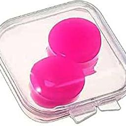 Soft Reusable Moldable Silicone Noise Cancelling Earplugs, Sound Blocking,Earplugs with Case for Swimming, Concert (Dark Pink (1 Pair))-picture-32