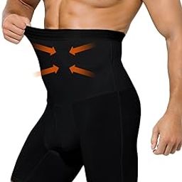 Men's Body Shaper Tummy Control Slimming Shapewear Shorts High Waist Boxer Seamless Belly Girdle Boxers-image-60