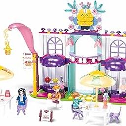 Sluban Girls Dream-Bar Building Blocks Kit for Kids - Creative Construction Set with 361 Pieces Educational STEM Toy, BIS Certified Building Kit and Gifts for 6+ Year Old Boy or Girl-image-66