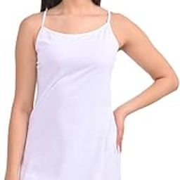 Adira | Kurti Slip for Women | Inner Slip for Kurtis & Kurtas | Adjustable Straps | Front Round Neckline | Side Slits for Easy Movement | Pack of 1-image-7