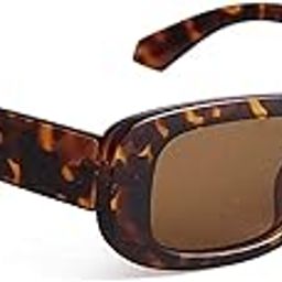UV Protected Rectanglular Retro Driving Narrow Square Frame Sunglasses for Women-image-90