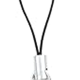 Spider Web Phone Charm, Red and Black Enamel, Metal Pendant with Black Cord-picture-14