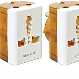 HI-PLASST (Pack of 2) 5 to 15 Ampere Converter Socket for Big Size 16 Ampere Plug Top and Two 6 Ampere Plug Tops with Universal Sockets for International Pins-image-86