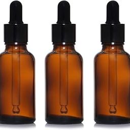 Flora Fresh Amber Glass Dropper Bottle – Refillable & Leak-Proof with Dropper Plug – Ideal for Essential Oils, Serums, DIY Cosmetics & Liquids (BB-15 ML)-15