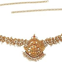 Kamarbandh For Women Gold Plated Multicolured Crystal Studed Traditional Bridal Saree Kamarbandh For Women and Girls-16
