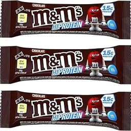M & M Hi Protein Chocolate Bar – 15g Protein, 51g (Pack of 3)-image-56