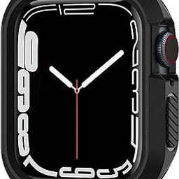 Tough Armor Cover Case Compatible with Apple Watch Series 7 (45mm) | Series 6 | SE | Series 5 | Series 4 (44mm) - Black-21