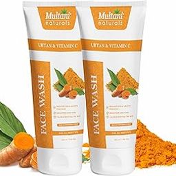Multani Naturals Ubtan & Vitamin C Face Wash I Ayurvedic Face Cleanser with Essential Oils for Men & Women –Unisex I Face Cleanser Clinically & Dermatologically Tested Herbal Face Wash for Skin Brightening and Exfoliation I Paraben Free I I Sulphate Free I Kind to All Skin Types I 100ml (Pack of 2)-image-30