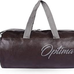 OPTIMA Leather Sports Duffle Bag, 29L Waterproof Gym Bag for Durable Travel Duffel Bag with Shoulder Strap | Brown-22