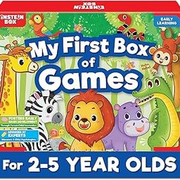 EINSTEIN BOX My First Box of Games Board Game for Kids 2-5 Years Old | Toys & Gifts for Boys & Girls Ages 2-5 Years| Kids Games | Birthday Gift for Kids Ages 2,3,4,5 Years | Learning & Education Toys|-image-43