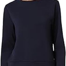 van heusen Women Navy Solid Round Neck Sweatshirt-picture-27