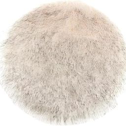 MYADDICTION Fluffy Faux Fur Seat Cushion Pad Artificial Sheepskin Mat White Gray 35cm-image-25