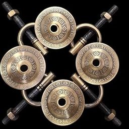 Kkriya home decor Bottom kada Hook for Patio Swing jhula, Heavy Duty Decorative with Weight Capacity 800kg Antique Brass Finish Pure SS, Life time warrenty, (Pack of 4pcs)-image-14