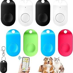 Saysurey 8 Packs Portable GPS Tracking Mobile Tracking Anti Loss Smart Device Key Finder Locator GPS Finders Tracker Device for Pets Dog Cat Wallet Keychain Luggage,Alarm Reminder(Multicolor)-picture-14