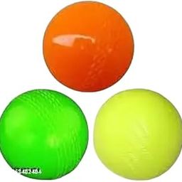 EmmEmm Cricket Wind Balls, 3 Pieces, Mixed Colours, for Street and Club Play-image-28
