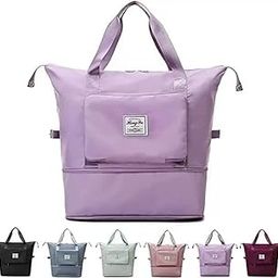 Nylon 40 cm Travel Duffel Bag, Expandable Folding Travel Bag for Women, Lightweight Waterproof Carry Overnight Luggage Bag for Travel Multicolor (Colour As per Availability) (Multicolored2)-image-68