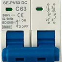 DAYSTAR SOLAR DC MCB 63A 2POLE 800V SIBASS-ELECTRIC DC MINIATURE CIRCUIT BREAKER (SE-PV63)-14
