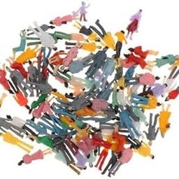 bnf® 3x100Pcs Painted People s Miniatures for Train Railway Layout 1:100 | s & People | Parts & Accessories | HO Scale | Model Railroads & Trains-image-66