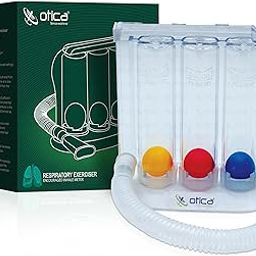 OTICA Spirometer for Breathing Exercise 3 Ball Lung Exerciser Respiratory Exerciser (Best Spirometer)-10
