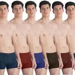 119 Regular FIT Solid Cotton Premium Trunk Underwear(Pack of 5)-picture-39