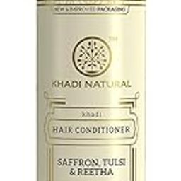 Khadi Natural Saffron Tulsi & Reetha Anti-Dandruff Conditioner for Soft Hair | Growth, Texture and Shine | Suitable for All Hair Types, 210 Millilitre-13