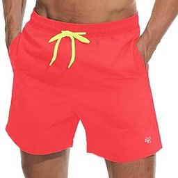 Beach Shorts Swim Trunks Quick Dry Men's Bathing Suit with Mesh Lining/Side Pockets-image-46