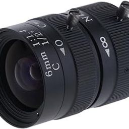FABLOFT 6MM F1.4 1/2" CS Mounting Varifocal Manual Iris Lens for CCTV CCD Camera 3MP-image-1