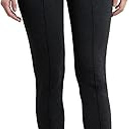 IW05 Women's Rayon Nylon Elastane Stretch Mid Rise Treggings with Side Zipper Pockets-image-86