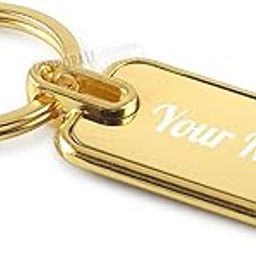Your Name Printed Stainless steel with House Shape Keychain for Men, Women, Home, Office, Bike and Car Customized Metal Key Chain for Real Estate House Gifts, Gold, Pack of 1-image-98