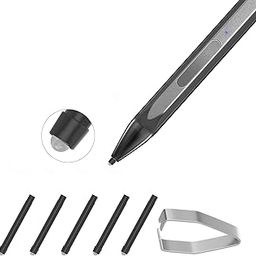 SSS·GRGB Pen Tips for Surface Pen(5 Packs, Original HB Type) Replacement Kit Fit Microsoft Surface Pro 5 (2017) Pen Model 1776, Surface Pro, GO, Laptop, and Book Series, Nibs for Surface Pen-4