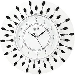 Circadian Ajanta Wood Handpainted Wall Clock (Multi) Wood Handpainted Abstract Wall Clock (Multicolour), 30x2x30 Cms-19