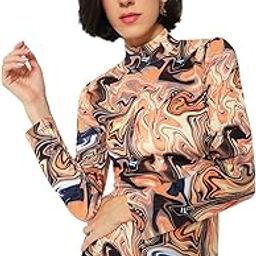 Printed Multicolor Women's Sweater - Fleece Full SleeveSweater (10442)-18