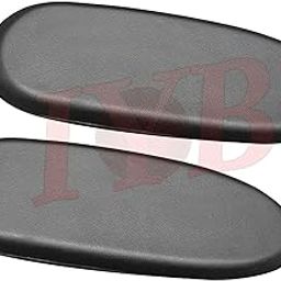 IYB®-Office Chair Replacement Plastic,Chair Armrest Pads for Supporting Arms and Elbow (with 4 Free Screws)-19