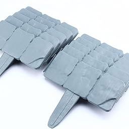 SOULONG 10 PCS Decorative Fence Border, Faux Stone Effect Landscaping Garden Edging, Spring Yard Lawn Garden Plastic Faux Stone Patio Border Edging Fence US-image-38