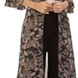 Women's Georgette Floral Print Long Shrug-image-78
