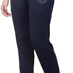 Women's Plain Solid Regular Fit Straight Leg Open Bottom Polyester Track Pant/Plazo Pant with Brand Logo-image-66