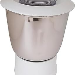 AJS spares "Juicer Mixer Grinders" medium jar 1000ml for "Bajaj/Pigeon/Kenstar/Maharaja/Usha/Orient/Inalsa/Singer/Rico" (Stainless Steel)-image-10