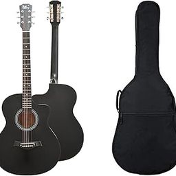 BLUEBERRY VIP-391, Truss Rod Acoustic Guitar Basswood With Bag, Belt, String Sets And 2 Picks - 39 Inch (Black)-image-82