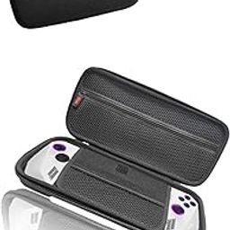 Sweet seven Protective Hard Case for ASUS ROG Ally - Portable Travel Cover with Pockets for Accessories and Games-4