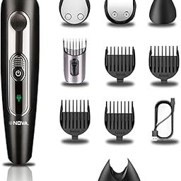 NOVA NG 1149 Super Groom Series 8 in 1 Grooming Kit (Black)-image-10