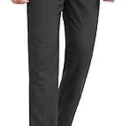 Men's Stripe Pattern Regular Fit Polyester Blend Flat Front Formal Trouser-picture-13