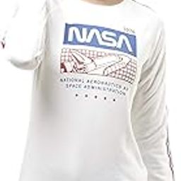 Nasa Free Authority Printed Regular Fit Off White Cotton Women's Sweatshirt-image-37