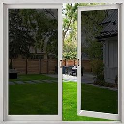 HomeVera Blackout Black Film for Glass Window, self Adhesive Glass Film for Privacy Glass Film for Sunlight Heat Blocking, Glass Window, Office Cabins, Home - 95% Black Glass film12 X 36 Inchs-image-62