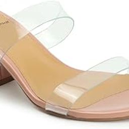 women's Slip-On Comfortable Block Heel Sandals-0