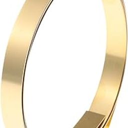 AllGIFT Brass Sheet Roll,1000mm x10mm Metal Foil,Thin Brass Strip Yellow Practical for Crafts, Electrical Repairs, Grounding(0.3x10x1000mm)-image-96