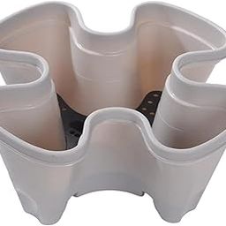 ATORSE Vertical Planter Flower Pot for Indoors Outdoors Accessory with Drainage Net-image-3