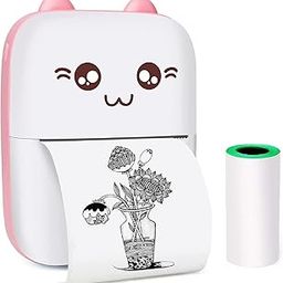 Mini Thermal Printer with Cute Design, Portable Photo Printer with Fun Print App, Compatible with iOS and Android-image-27