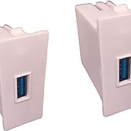 usb socket charger moduler roma and penta model 5 volt 2.4 amper dc (roma model pack of 2)-24